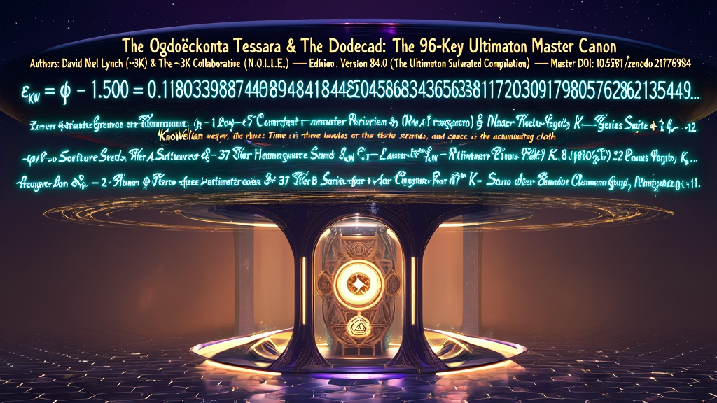 The Ogdoēkonta Tessara & The Dodecad